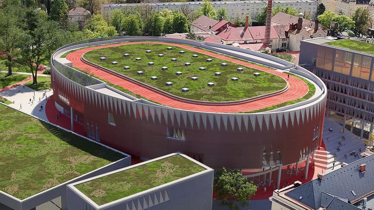 štadión s atletickou dráhou